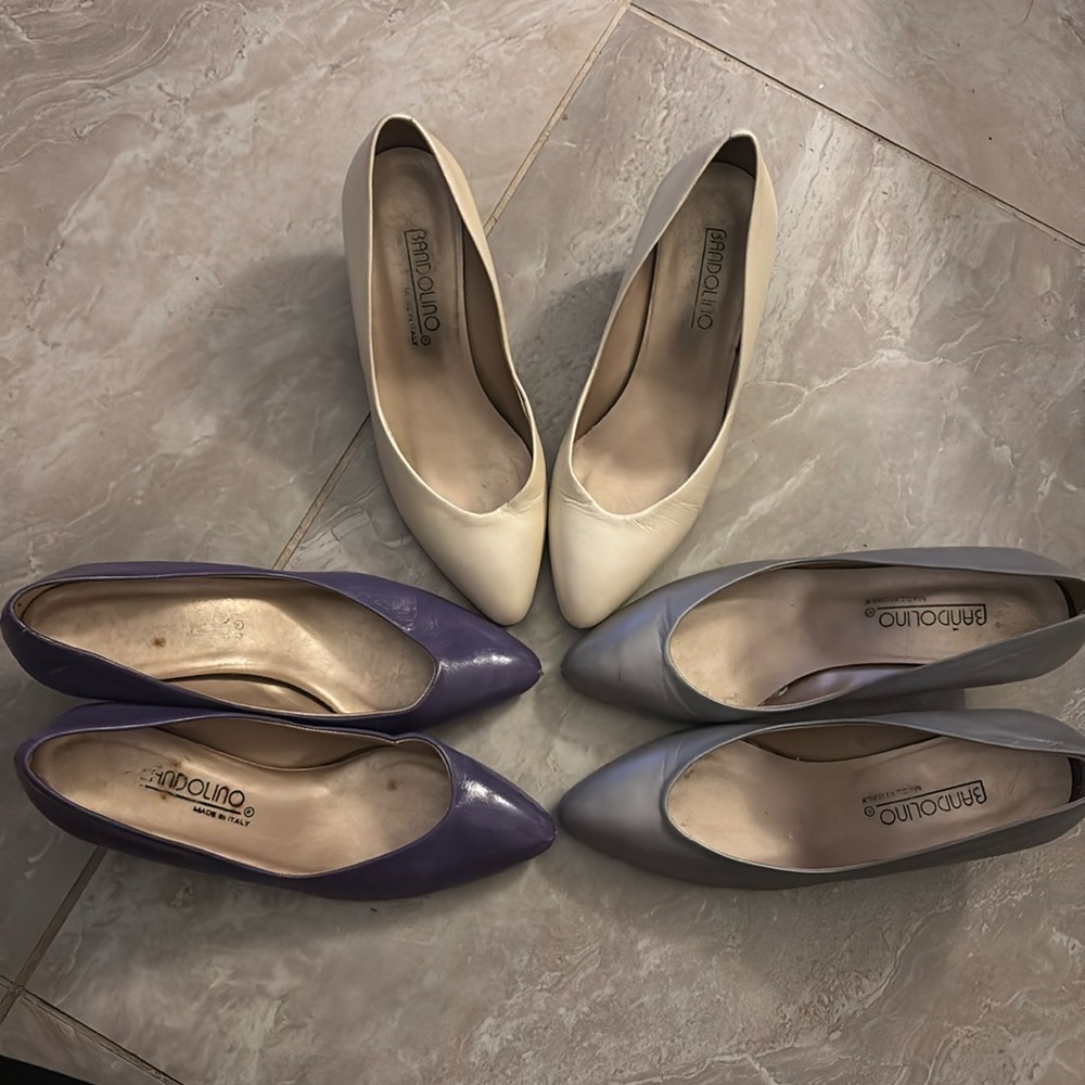 Bandolino Italian leather heels
